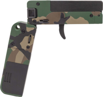 Trailblazer Lifecard 22 Magnum, 2.5" Barrel, M-81 Camo, Aluminum Handle, 1rd