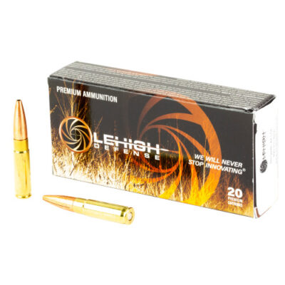 Lehigh Defense Maximum Expansion 300 Blackout, 194gr, Fracturing Tip Boat Tail Hollow Point, 20rd Box