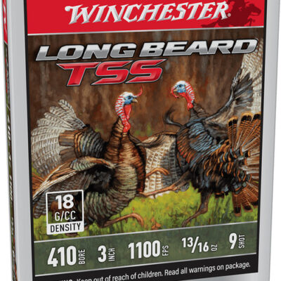 Winchester Long Beard TSS 410 Ga, 3", 13/16oz, Tungsten 9 Shot, 5rd Box